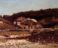 Courbet, Gustave - La Ferme De Bonnevaux